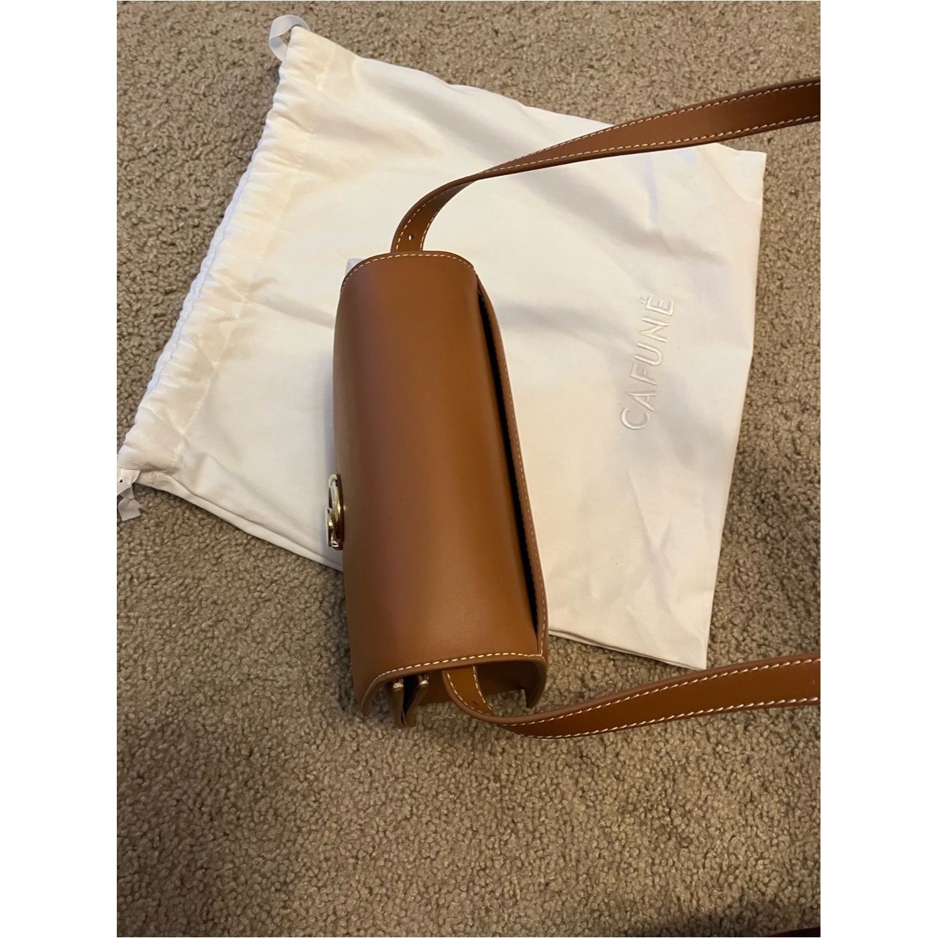Nwot Cafune Small Pendulum Bag In Cognac/Chestnut — image 3 of 8
